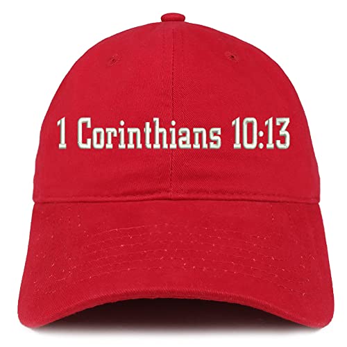 Trendy Apparel Shop 1 Corinthians 10:13 Low Profile Soft Cotton Baseball Cap