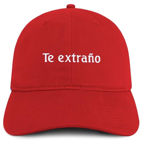 Trendy Apparel Shop Te extrano Embroidered Cotton Low Profile Dad Hat