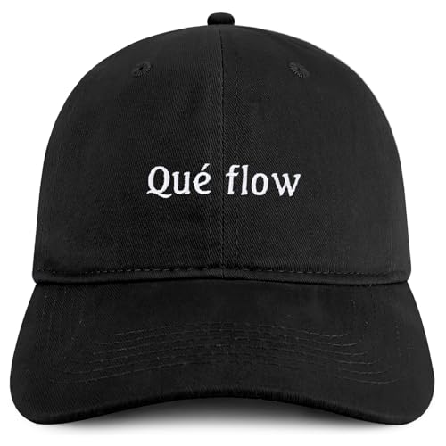 Trendy Apparel Shop Que Flow Embroidered Cotton Low Profile Dad Hat