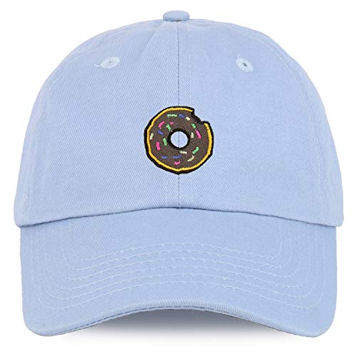 Trendy Apparel Shop Donut Patch Youth Small Fit Unstructured Cotton Baseball Cap