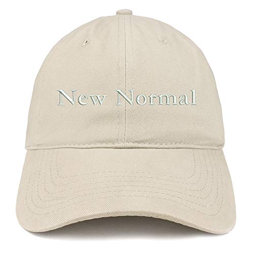 Trendy Apparel Shop New Normal Embroidered Soft Crown Cotton Cap