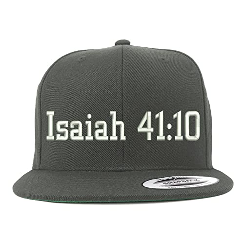 Trendy Apparel Shop Isaiah 41:10 Embroidered Flatbill Snapback