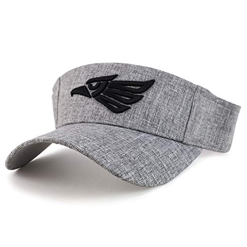 Trendy Apparel Shop Hecho En Mexico Eagle Embroidered Polyester Summer Visor Hat