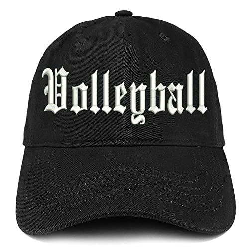 Trendy Apparel Shop Old English Volleyball Low Profile Soft Cotton Baseball Cap