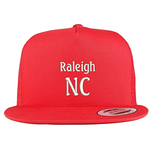 Trendy Apparel Shop Raleigh NC Embroidered 5 Panel Flatbill Trucker Cap