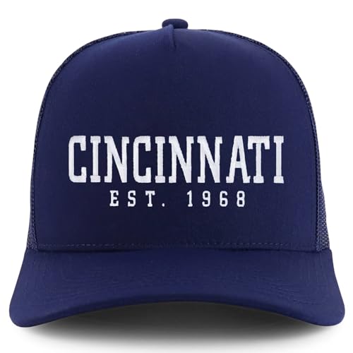 Trendy Apparel Shop Cincinnati Est.1968 Embroidered 5 Panel Snapback Trucker Cap