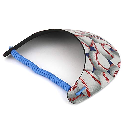 Trendy Apparel Shop Sports Competition Design Elastic String Coil Foam Sun Visor