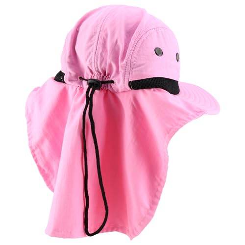 Trendy Apparel Shop Outdoor Lightweight Sun Protection Wide Brim Cap with Neck Flap