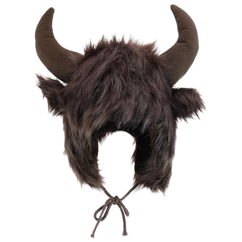 Trendy Apparel Shop Youth Size Kid's Animal Design Trapper Hat with Ear Flaps