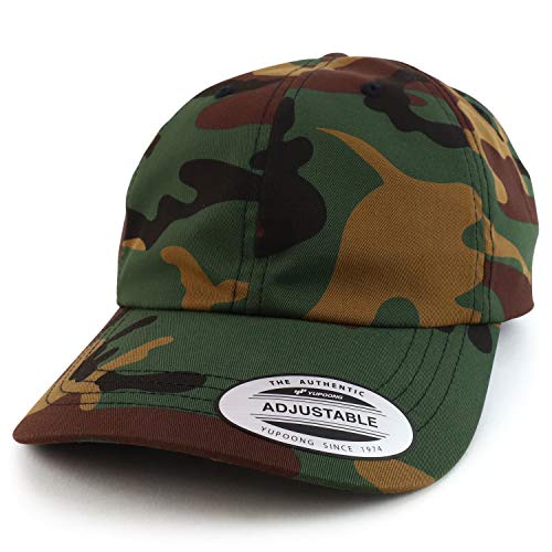 Trendy Apparel Shop Oversize XXL Plain Unstructured Soft Crown Cotton Cap