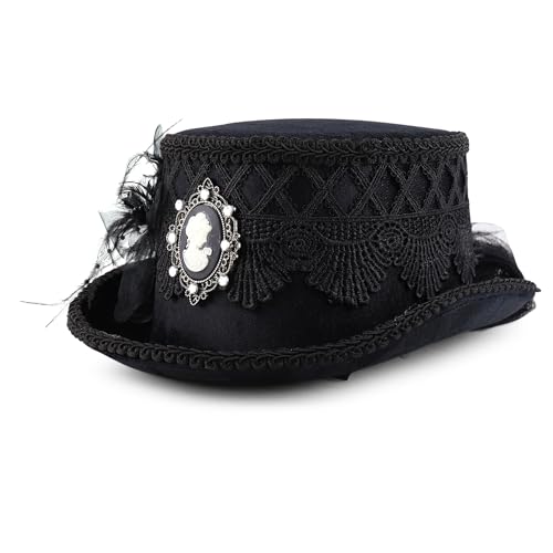 Trendy Apparel Shop Steampunk Halloween Retro Costume Decorative Hat