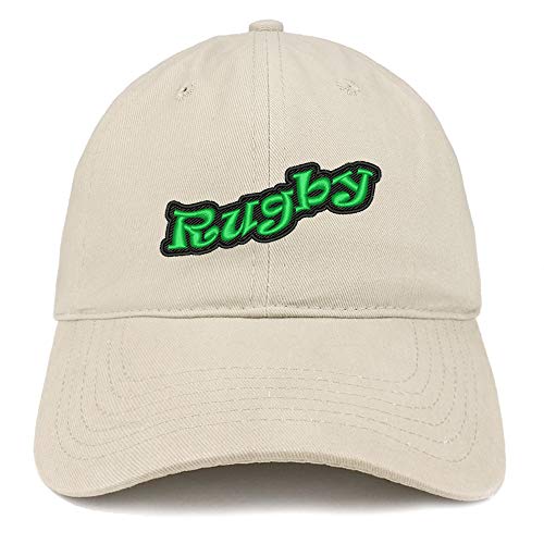 Trendy Apparel Shop Rugby Embroidered Unstructured Cotton Dad Hat