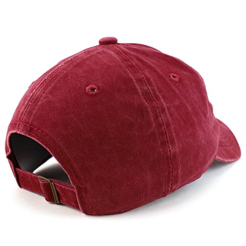 Trendy Apparel Shop Plain Unisex Unstructured Pigment Dyed Washed Baseball Cap