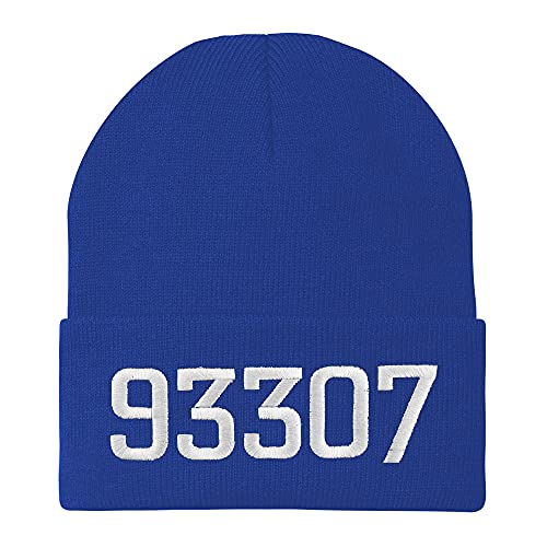 Trendy Apparel Shop 93307 Bakersfield CA Old English Embroidered Long Cuff Beanie