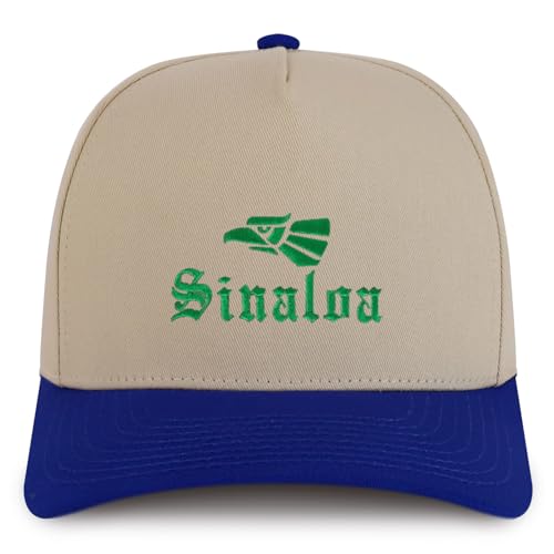 Trendy Apparel Shop Sinaloa City of Mexico Embroidered 5 Panel Structured Baseball Cap