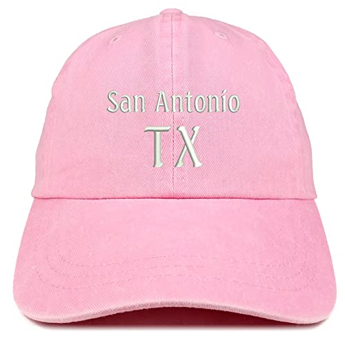 Trendy Apparel Shop San Antonio TX Embroidered Pigment Dyed Washed Baseball Cap
