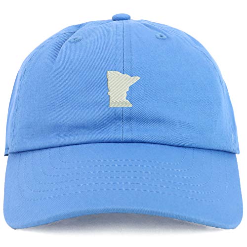 Trendy Apparel Shop Youth Minnesota State Adjustable Soft Crown Baseball Cap