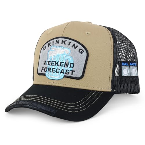 Trendy Apparel Shop Drinking Weekend Forecast Embroidered Trucker Cap