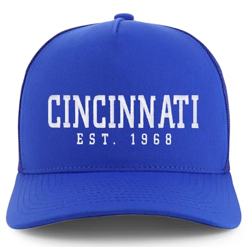 Trendy Apparel Shop Cincinnati Est.1968 Embroidered 5 Panel Snapback Trucker Cap