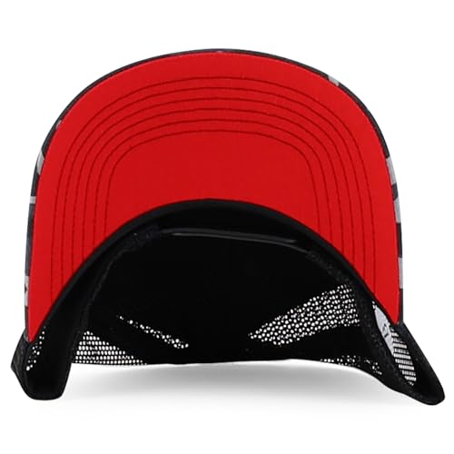 Trendy Apparel Shop 5 Panel Structured Crown Curved Bill Trucker Cap