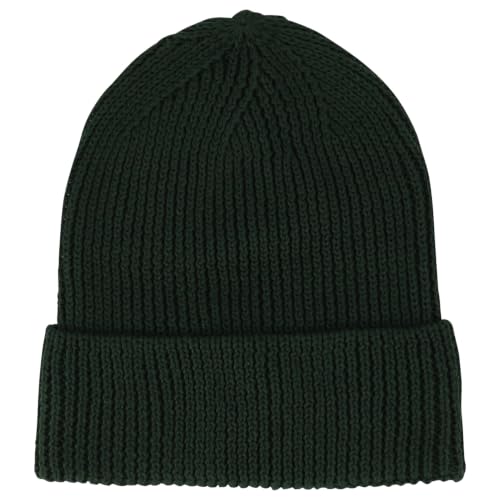 Trendy Apparel Shop Stretchy Cotton Knitted Cuff Beanie Hat