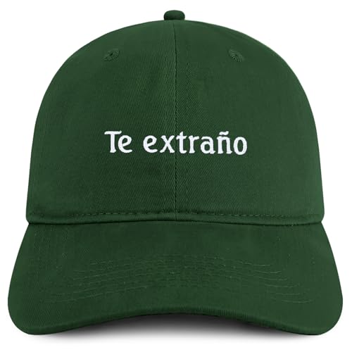 Trendy Apparel Shop Te extrano Embroidered Cotton Low Profile Dad Hat