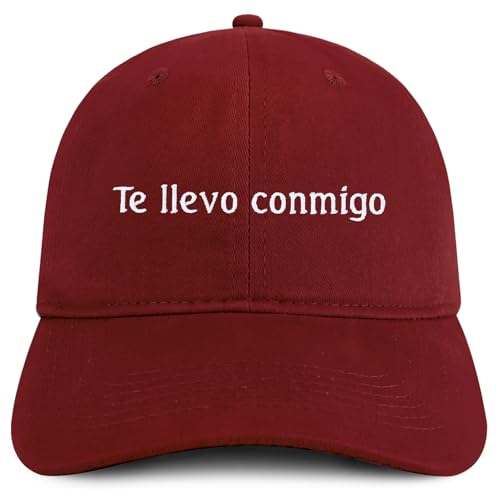 Trendy Apparel Shop Te llevo conmigo Embroidered Cotton Low Profile Dad Hat
