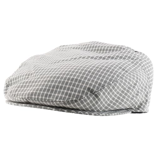 Trendy Apparel Shop Plaid Checker Patterend Newsboy Ivy Flat Cap