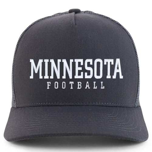 Trendy Apparel Shop Minnesota Embroidered 5 Panel Snapback Trucker Cap