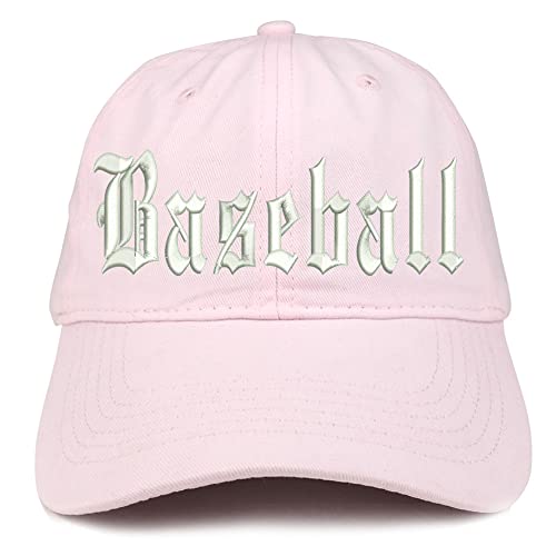 Trendy Apparel Shop Old English Baseball Low Profile Soft Cotton Baseball Cap