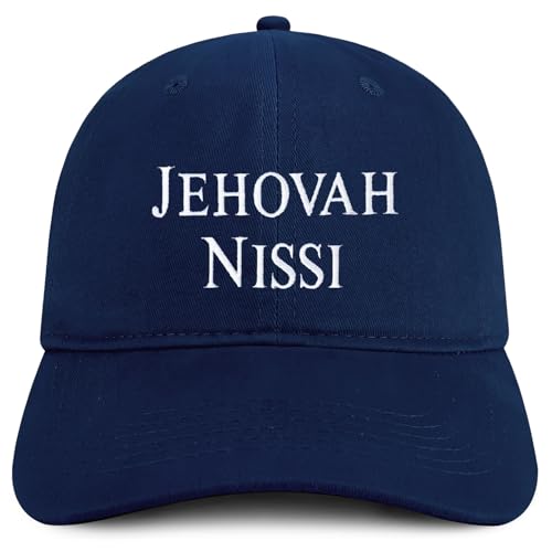Trendy Apparel Shop Jehovah Nissi Embroidered Soft Cotton Baseball Cap