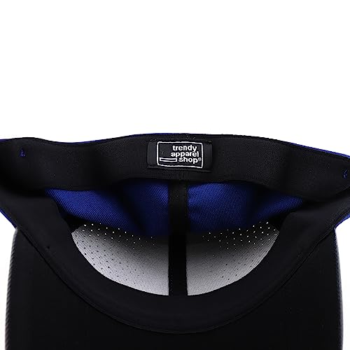 Trendy Apparel Shop Oversize XXL Breathable 2-Tone Structured Air Thru Fitted Ball Cap