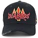 Trendy Apparel Shop Diablos 3D Embroidered Laser Punching Mesh Back Baseball Cap