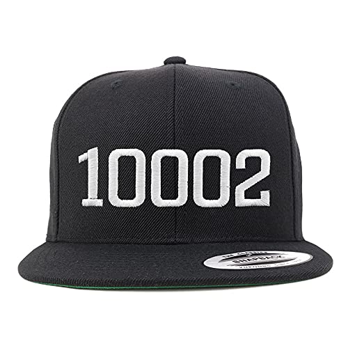 Trendy Apparel Shop 10002 New York Old English Embroidered Flatbill Snapback