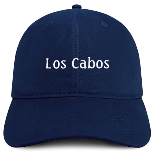 Trendy Apparel Shop Los Cabos Embroidered Cotton Unstructured Low Profile Dad Hat