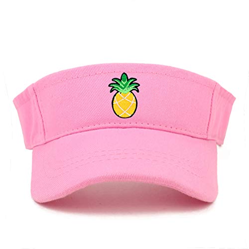 Trendy Apparel Shop Pineapple Patch Cotton Infant Summer Visor Cap