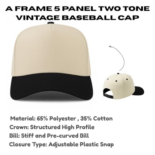 Trendy Apparel Shop Volleyball Mom and Dad Embroidered 5 Panel Two Tone Vintage Ball Cap