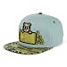 Trendy Apaprel Shop 5 Panel Bear Money Design Embroidered Flatbill Snapback Cap