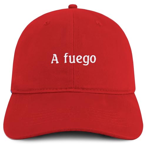 Trendy Apparel Shop A Fuego Embroidered Cotton Low Profile Dad Hat