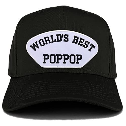 Trendy Apparel Shop World's Best Poppop Patch Structured Baseball Cap