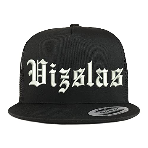 Trendy Apparel Shop Old English Vizslas 5 Panel Flatbill Trucker Cap