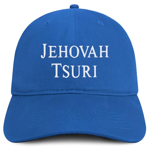 Trendy Apparel Shop Jehovah Tsuri Embroidered Soft Cotton Baseball Cap
