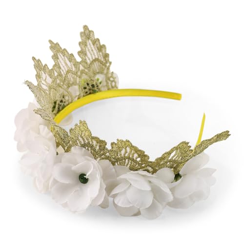 Trendy Apparel Shop Rose Flower Headband Costume Accessories