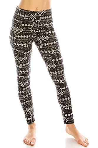 Trendy Apparel Shop Basic Simple Pattern Stretchy Comfortable One Size Lady Girl's Ankle 9" Leggings