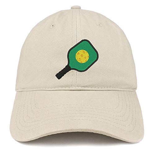 Trendy Apparel Shop Pickleball and Paddle Embroidered Cotton Dad Hat