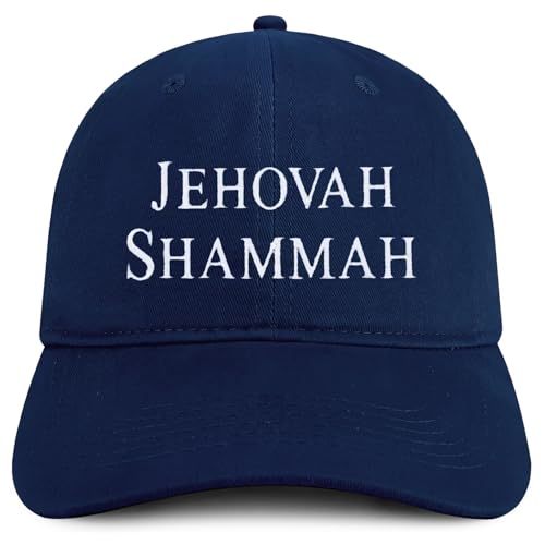 Trendy Apparel Shop Jehovah Shammah Embroidered Soft Cotton Baseball Cap