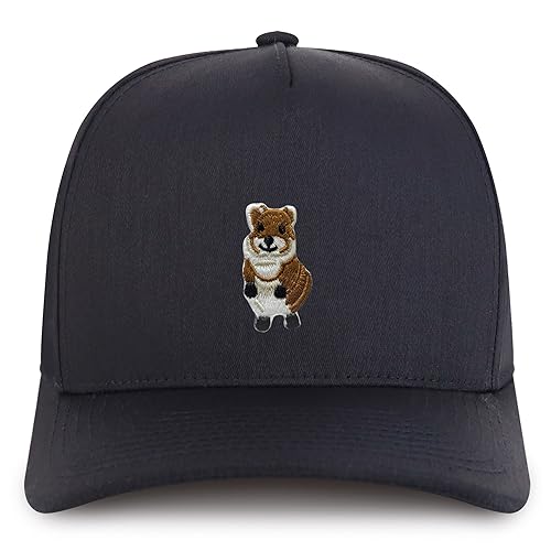 Trendy Apparel Shop Marmot Embroidered Patch Structured 5 Panel Pro Style Baseball Cap