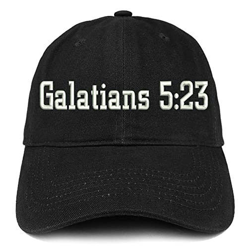 Trendy Apparel Shop Galatians 5:23 Low Profile Soft Cotton Baseball Cap