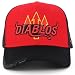 Trendy Apparel Shop Diablos 3D Embroidered Laser Punching Mesh Back Baseball Cap