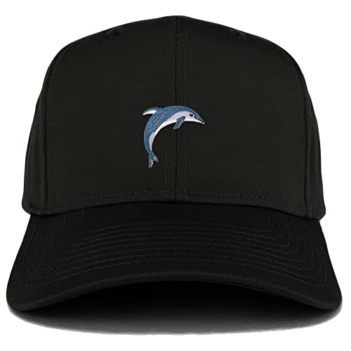 Trendy Apparel Shop Dolphin Patch Strutured Baseball Cap